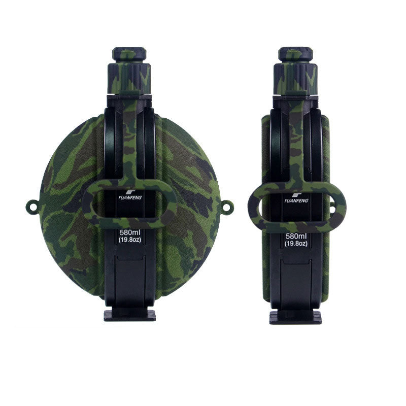 Silicone Folding Water Bottle Manufacturer Outdoor Portable Sports Water Bottle Fitness Hiking Water Bottle 580Ml