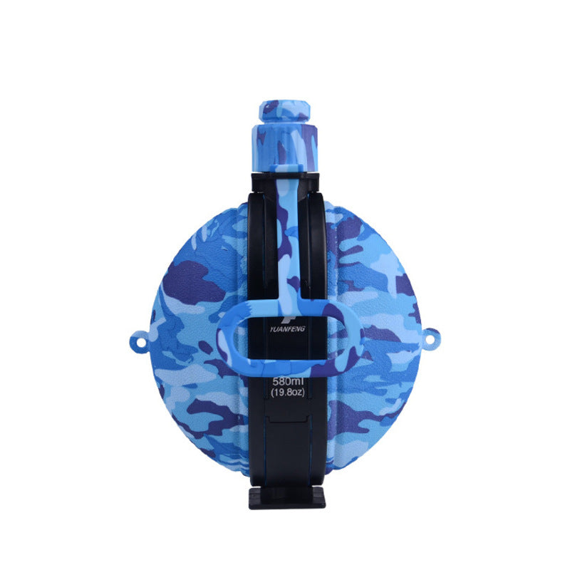 Silicone Folding Water Bottle Manufacturer Outdoor Portable Sports Water Bottle Fitness Hiking Water Bottle 580Ml