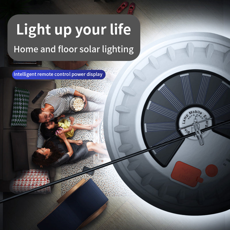 Solar UFO Light USB Charging LED Home Power Outage Emergency Light Outdoor Camping Light