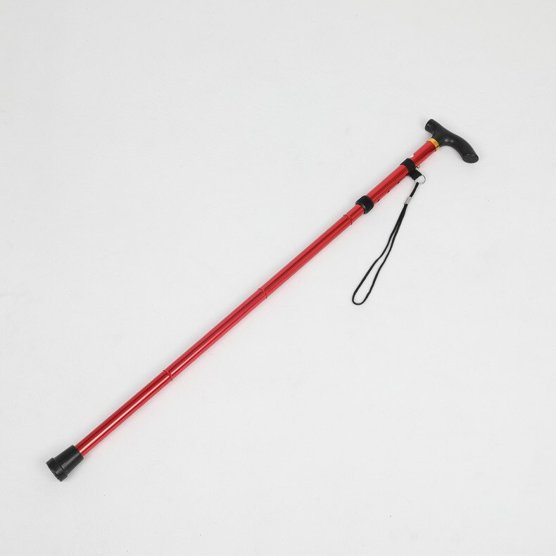 Lightweight Foldable Foldable Quick Lock Trekking Rod Hiking Pole Cross-country Running Cane Aluminum Foldable Cane