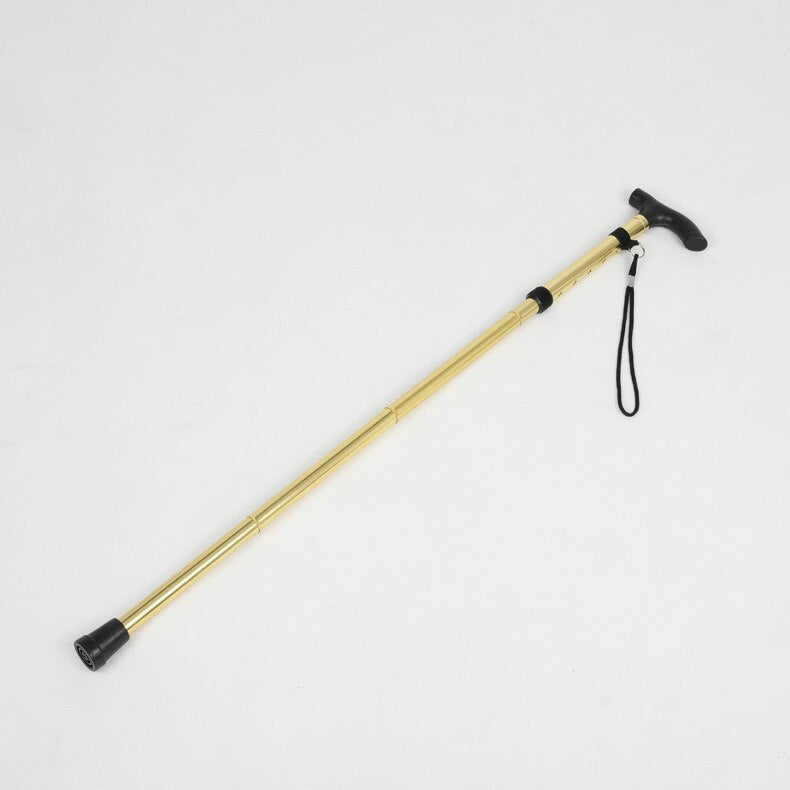 Lightweight Foldable Foldable Quick Lock Trekking Rod Hiking Pole Cross-country Running Cane Aluminum Foldable Cane