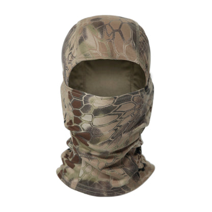 Camouflage Headgear Outdoor Riding Mask Hiking Mountaineering Sunscreen Sunshade Cold-Proof Quick-Drying Perspiration Mask
