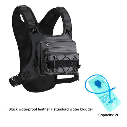 Men’s Waterproof Tactical Chest Bag, Outdoor Crossbody Sling for Hiking, Trail Running, Travel & Camping