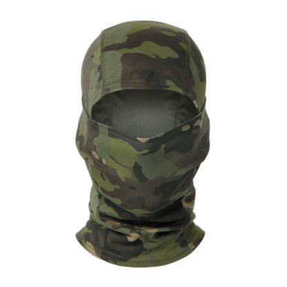 Camouflage Headgear Outdoor Riding Mask Hiking Mountaineering Sunscreen Sunshade Cold-Proof Quick-Drying Perspiration Mask